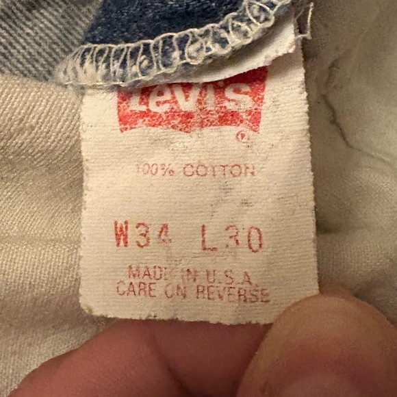 Real vintage Levi’s 501s